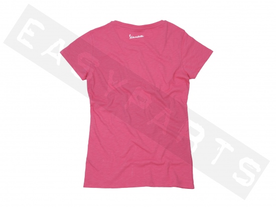 Piaggio T-shirt VESPA 'This is Our World' édition limitée 2014 rose Femme